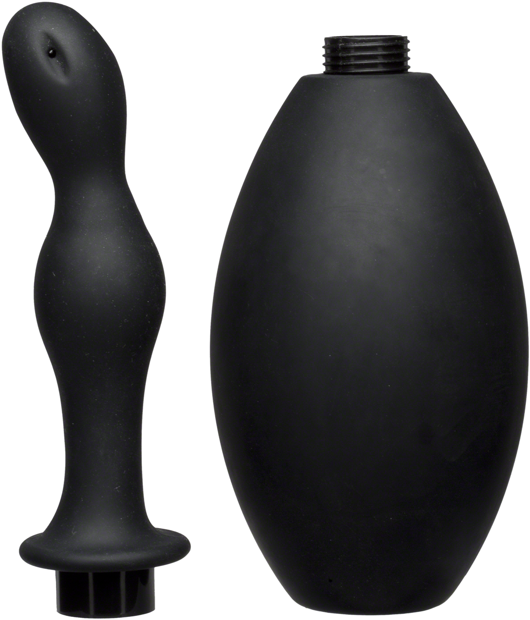 Silicone Anal Douche & Accessory Black - Plastic Clipart (1280x1280), Png Download