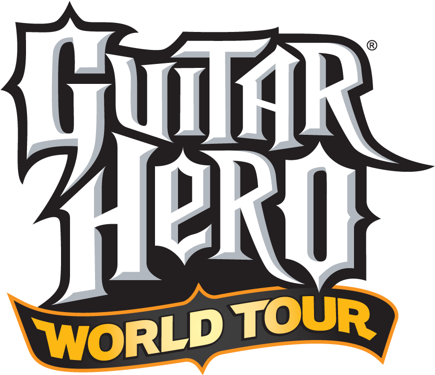 Today Guitar Hero Publisher Activision Revealed - Guitar Hero World Tour Logo Clipart (896x821), Png Download