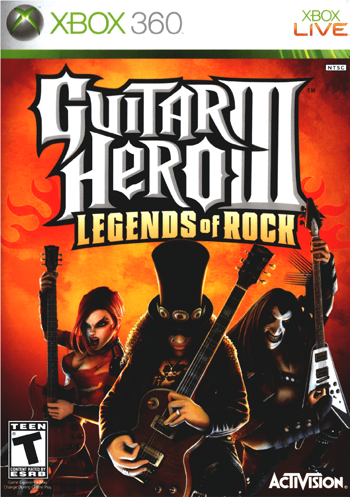 Guitar Hero 3 Legends Of Rock Clipart (1000x1000), Png Download