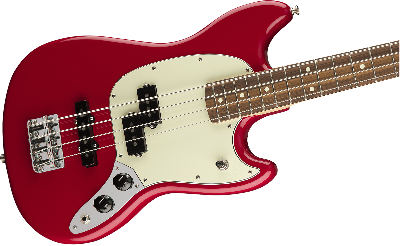 Fender Mustang 90 Offset Series Short-scale Electric - Fender American Performer Mustang Bass Clipart (1600x983), Png Download