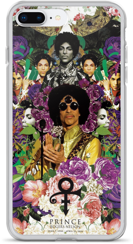 Prince Iphone 7 Plus Rubber Case - Prince Poster Clipart (1000x1000), Png Download