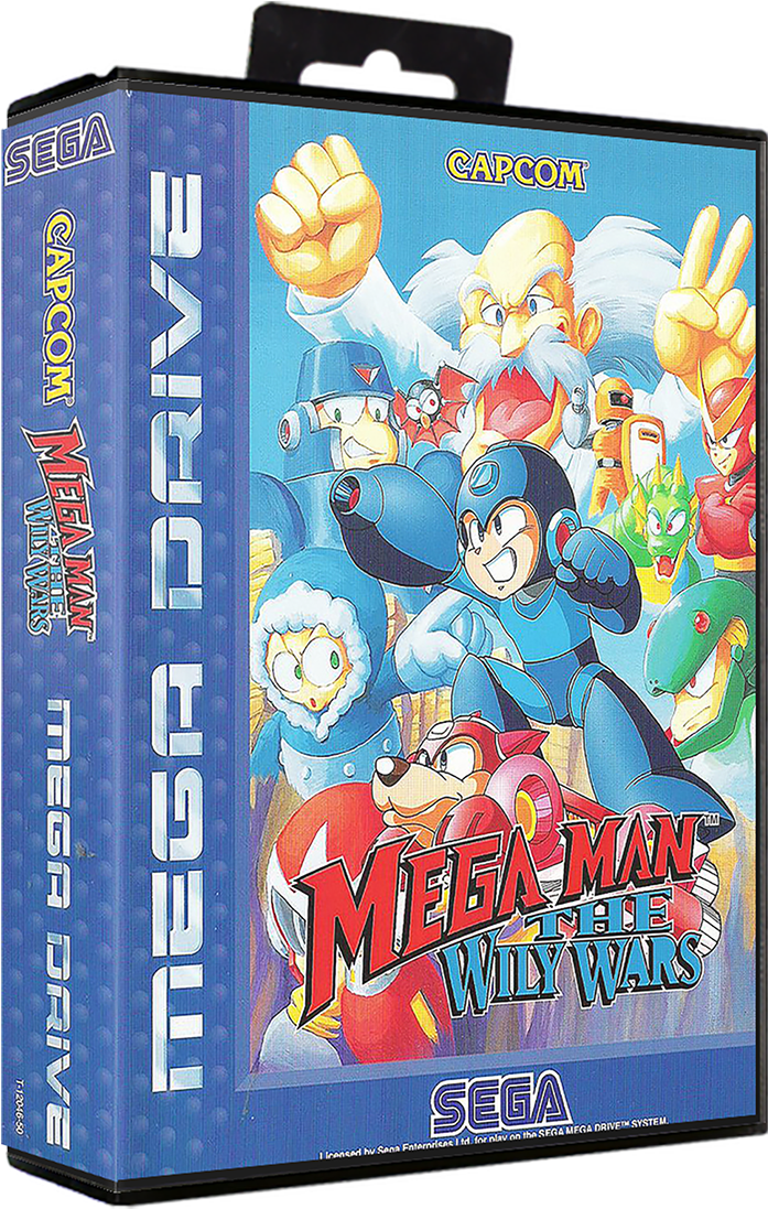Mega Man - Megaman The Wily Wars Sega Cover Clipart (729x1134), Png Download