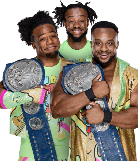 Newday Profile 5e338828bebbbe3bdf7c1adb - New Day Smackdown Tag Team Champions Clipart (540x640), Png Download