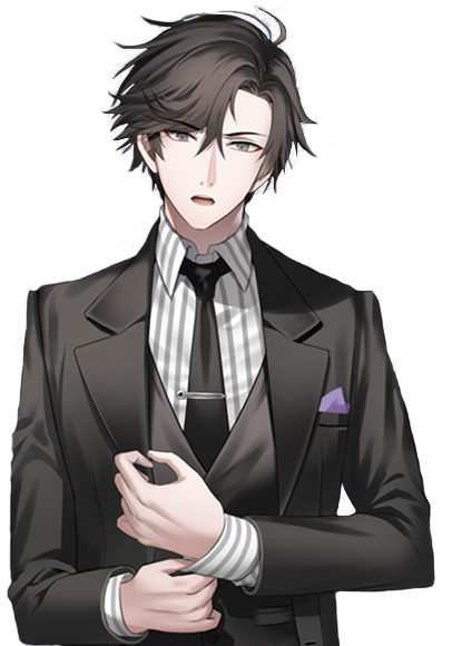 Anime Guy Wearing Suit Clipart - Large Size Png Image - PikPng
