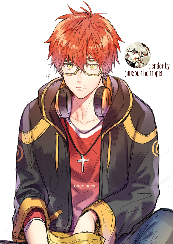 707 Mystic Messenger Render Clipart (600x848), Png Download