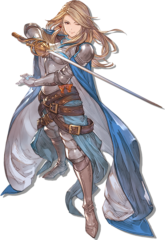 Robert On Twitter - Granblue Fantasy Versus Characters Clipart (536x779), Png Download