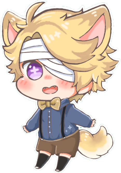 Yoosung Mystic Messenger Chibi Clipart (466x666), Png Download