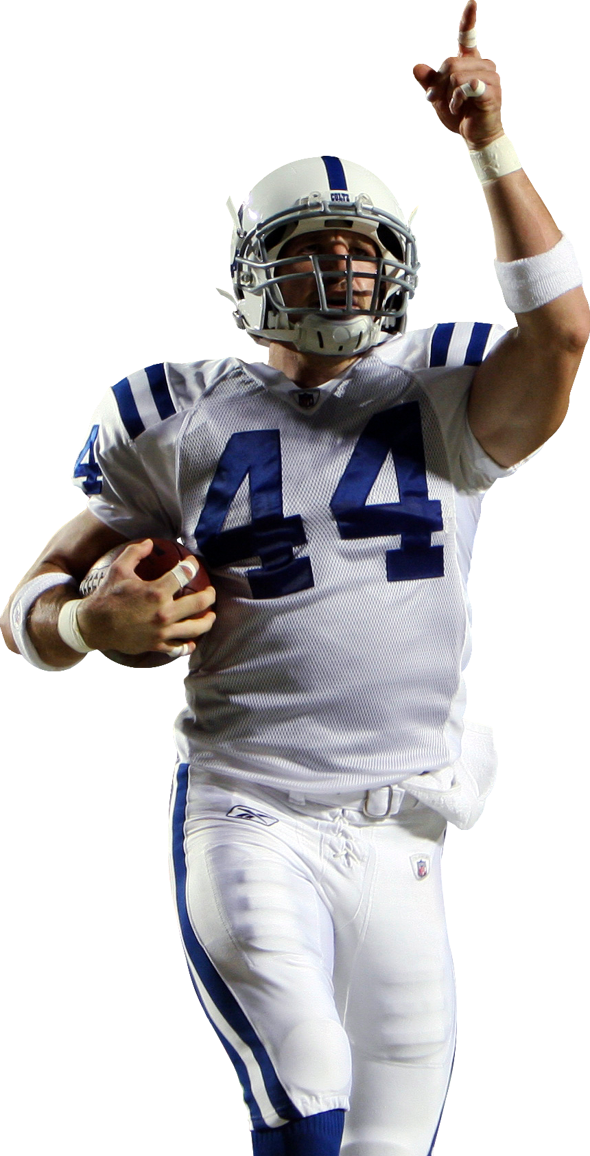 Alumni Indianapolis Colts Kick American Football Clipart Large