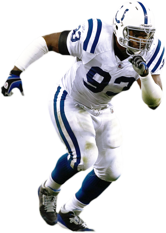 Indianapolis Colts 2002-2012 - Indianapolis Colts Players Png Clipart (568x795), Png Download