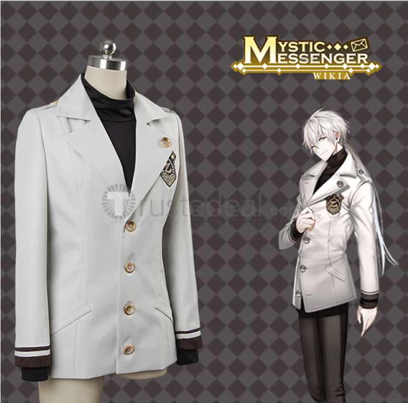 Zen Mystic Messenger Costume Clipart (800x1200), Png Download