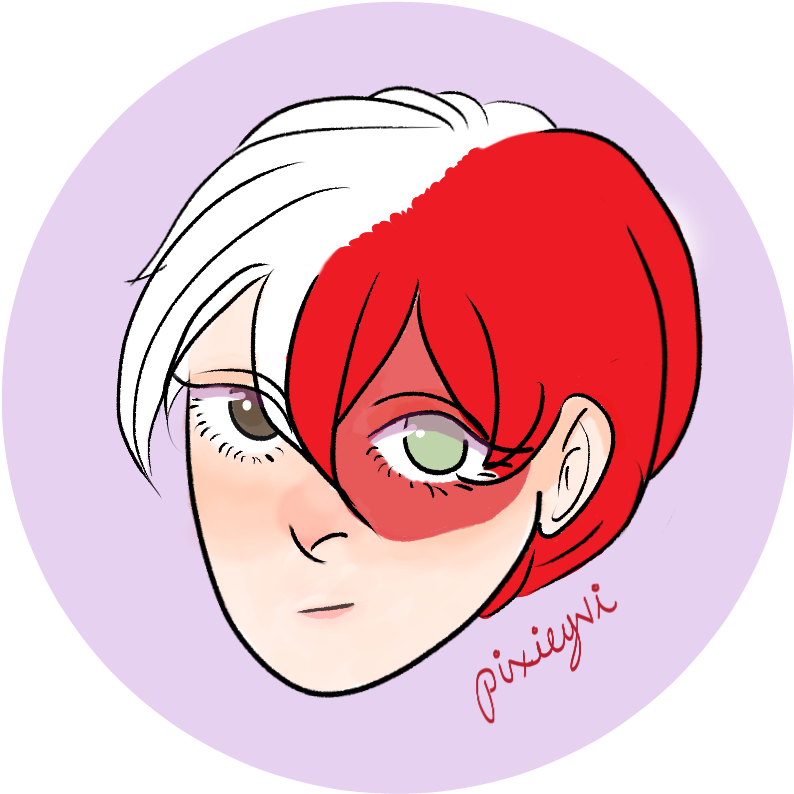 My Art Todoroki Shouto Bnha Bnha Icons Icons Now Which - Cartoon Clipart (850x900), Png Download