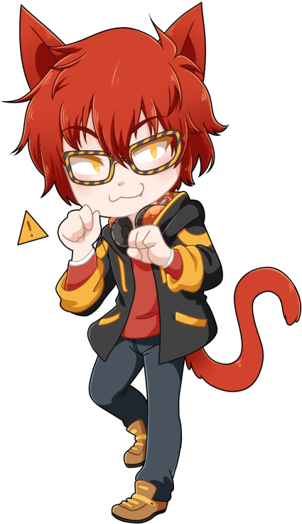 Mystic Messenger Mm 707 Mystic Messenger 707 Luciel - Cartoon Clipart (433x750), Png Download