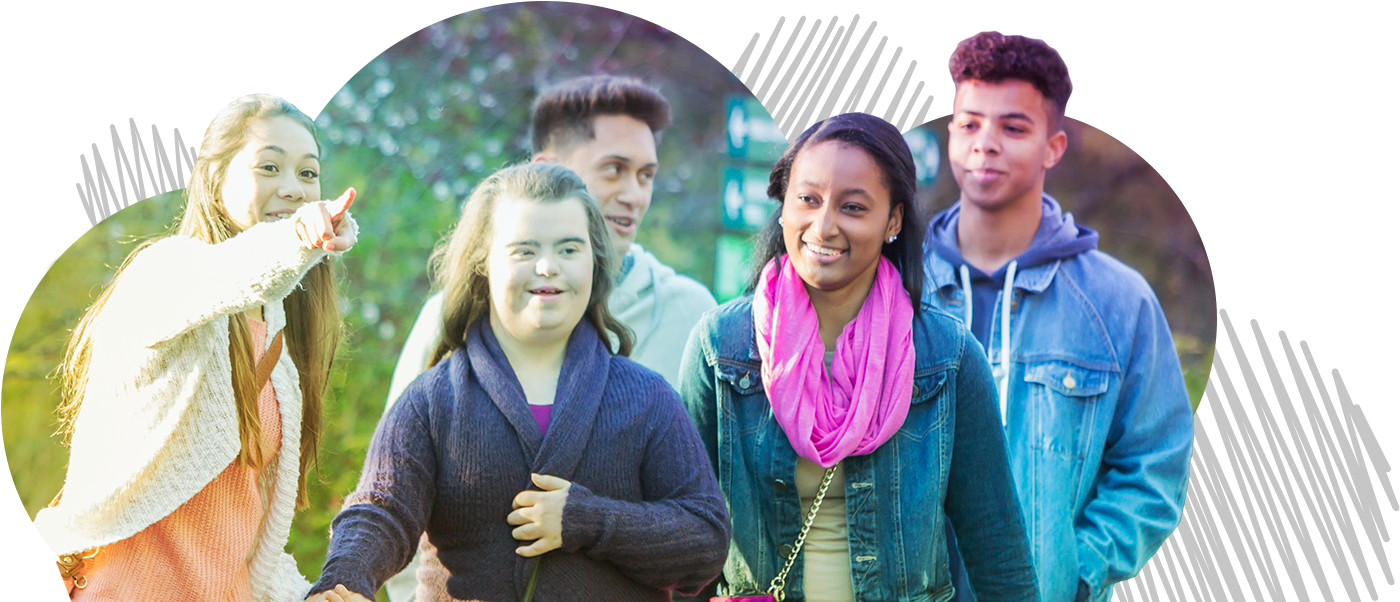 Students - Friendship Clipart (1484x609), Png Download