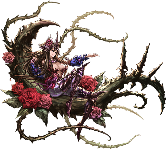 Primal 04 Img - Granblue Fantasy Rose Queen Clipart (630x492), Png Download