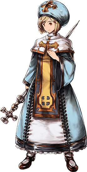 Granblue Fantasy Priest Clipart (764x800), Png Download