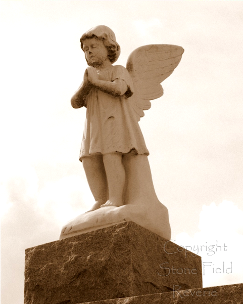 Roch's Cemetery No 2 Praying - Statue Clipart (600x600), Png Download