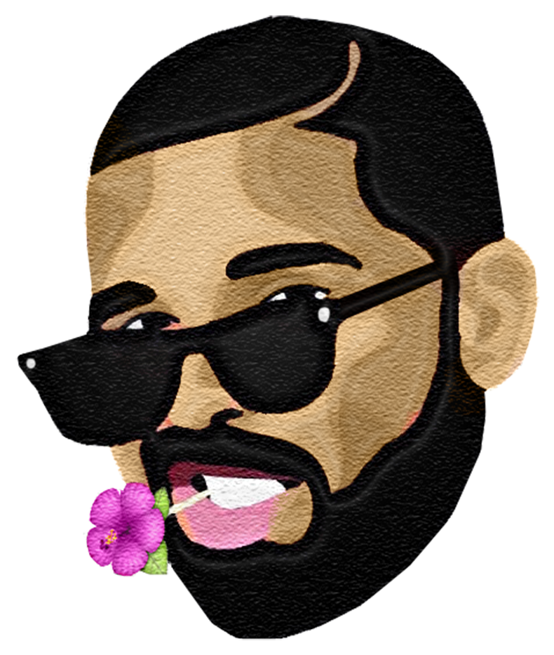 Drake Drawing Rap - Illustration Clipart (960x960), Png Download
