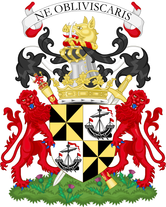 Duke Of Argyll - Campbell Of Argyll Coat Of Arms Clipart (550x685), Png Download