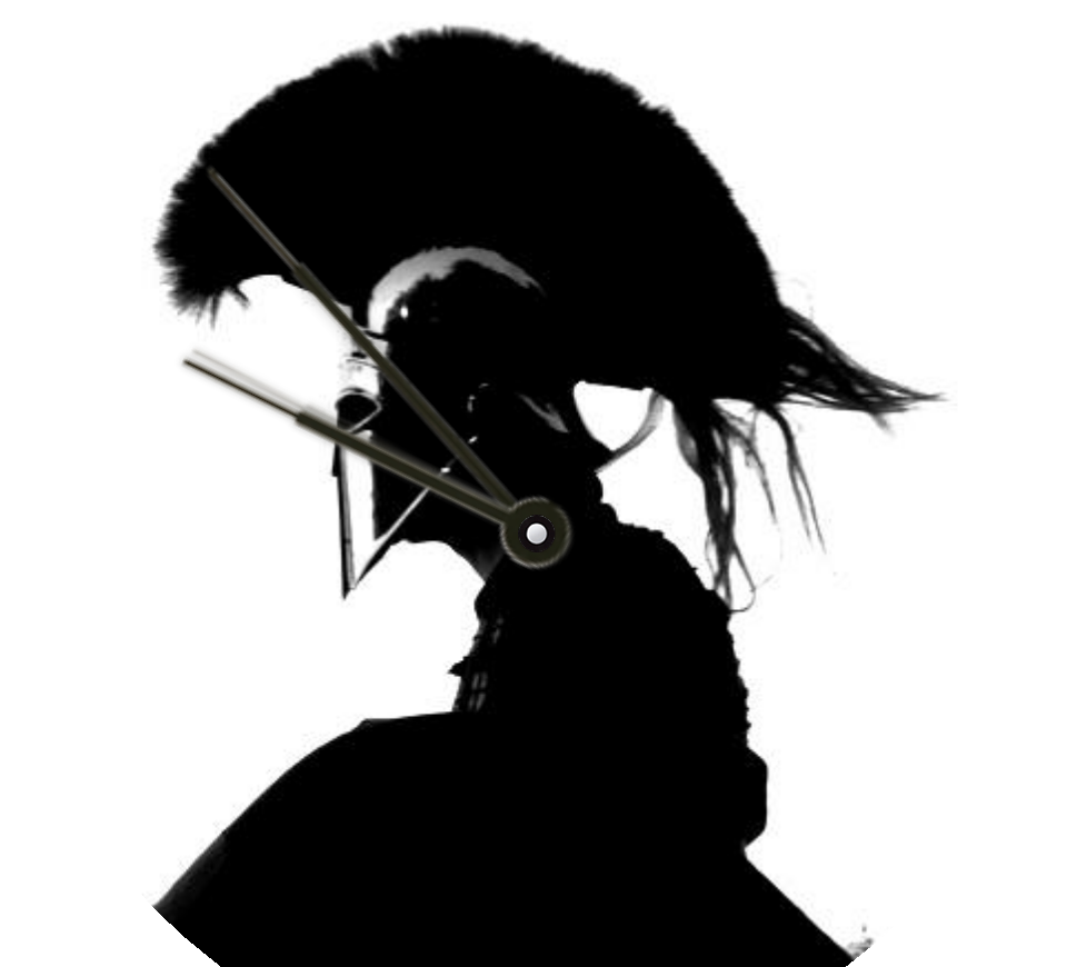 Spartan Black Watch Face Preview Clipart (960x870), Png Download