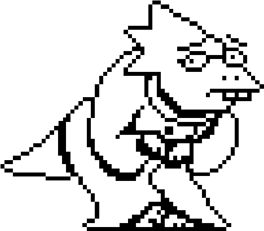 #alphys #undertale - Undertale Alvis Clipart (536x491), Png Download