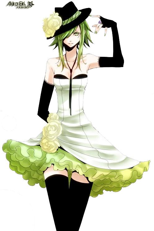 Gumi Megpoid - Gumi Vocaloid Clipart (496x766), Png Download