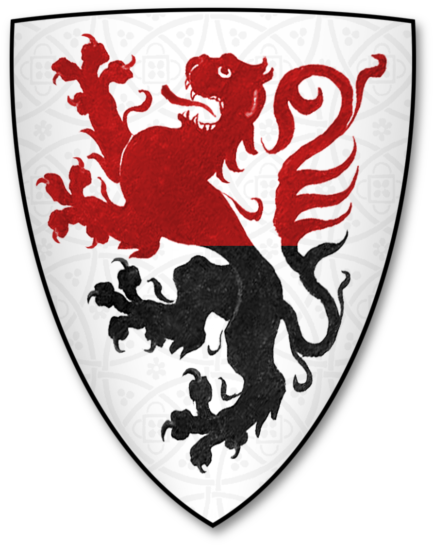Coat Of Arms Of Lovetot, Of Worcestershire, England - John Guillim Coat Of Arms Clipart (1200x1200), Png Download