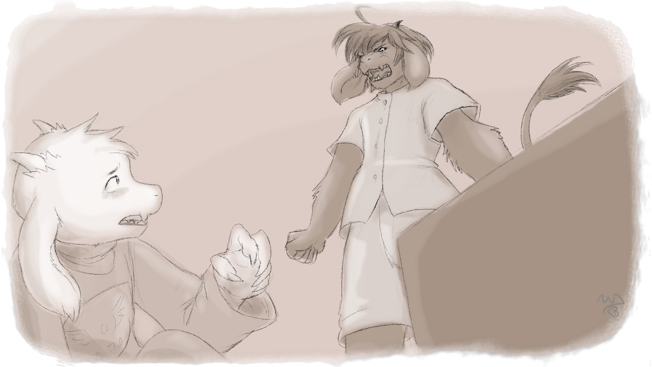 Asriel's Throat Was Constricted - Illustration Clipart (1280x720), Png Download