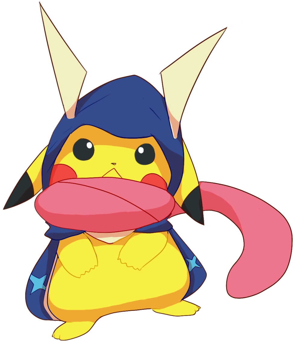 “i Think Someone Requested Pikachu As Greninja - Pikachu Greninja Clipart (1280x1141), Png Download