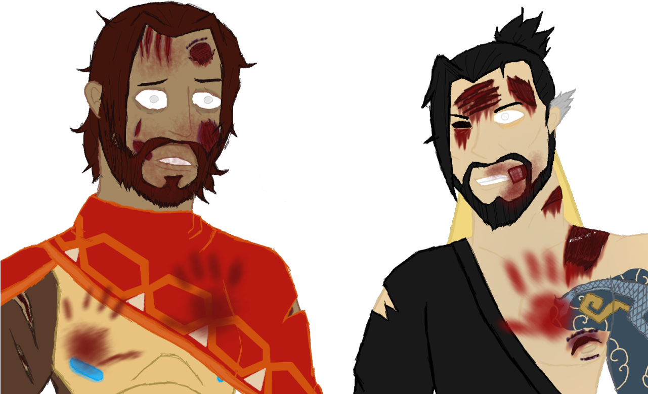 Mccree And Hanzo As Zombies Yes - Illustration Clipart (1280x960), Png Download