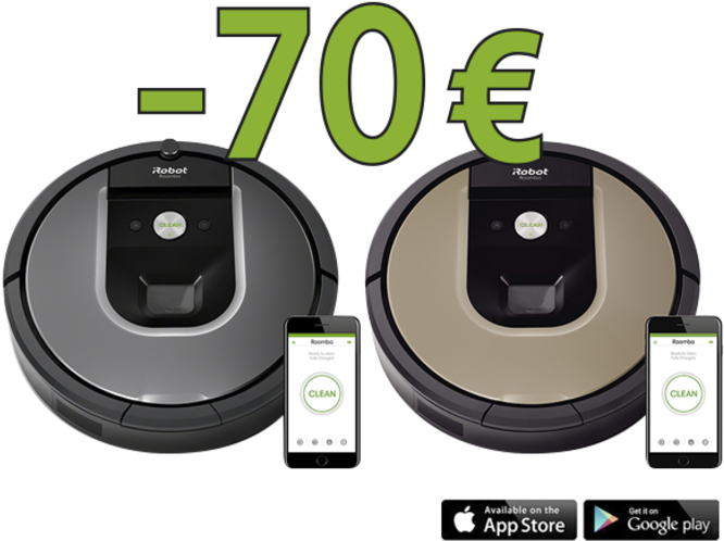 Cashback Roomba® 965 En Roomba® - Roomba 960 Clipart (666x498), Png Download