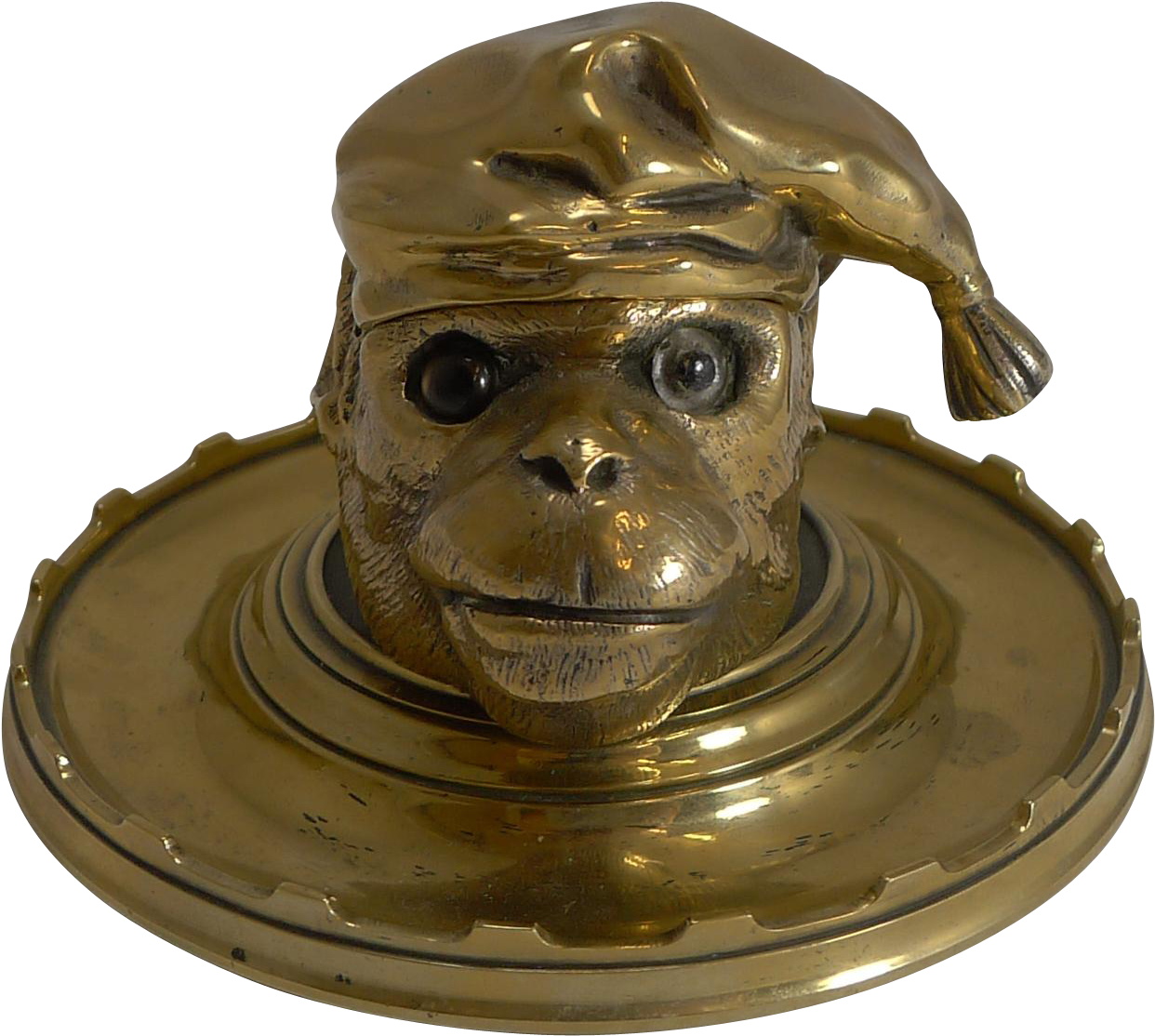 Antique English Figural Inkwell - Bronze Sculpture Clipart (1241x1241), Png Download