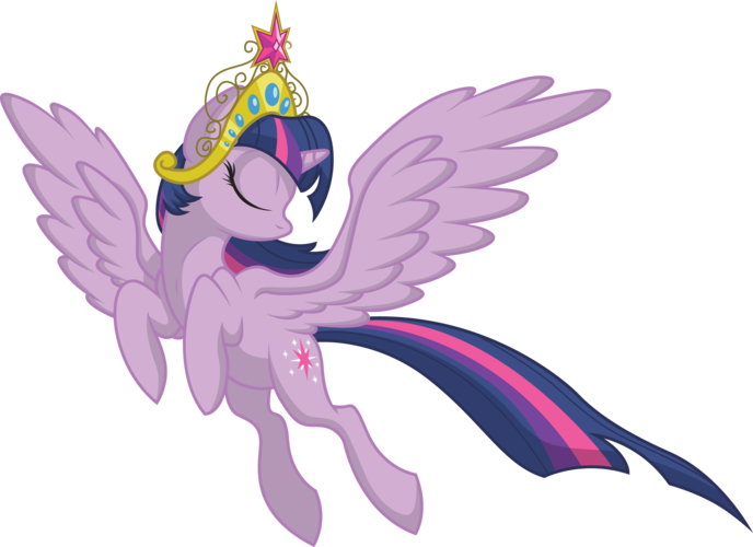 I Made A Twilight Sparkle Wallpaper Because Twilight - My Little Pony Alicorn Twilight Clipart (688x500), Png Download