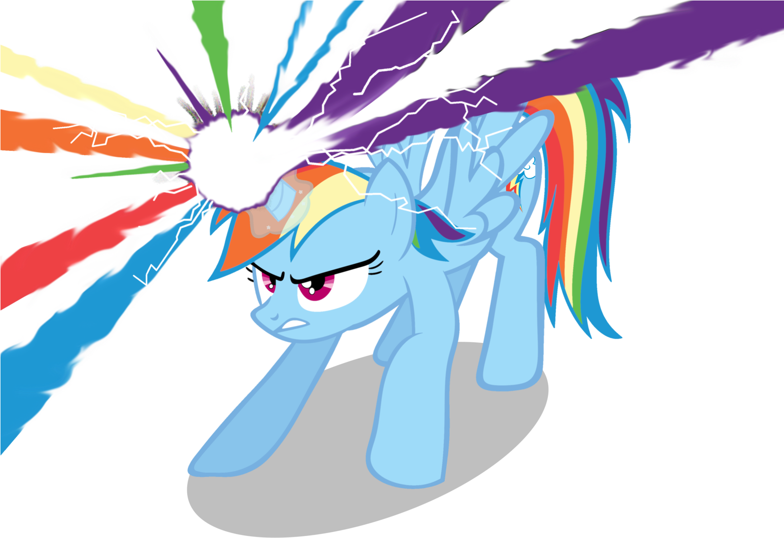 Share This Post - My Little Pony Rainbow Dash Alicorn Clipart (1600x1200), Png Download