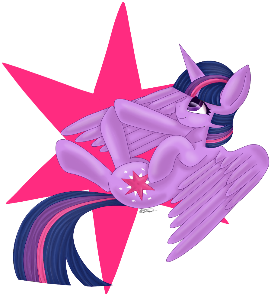 [p] Twilight Sparkle - Cartoon Clipart (1000x1000), Png Download