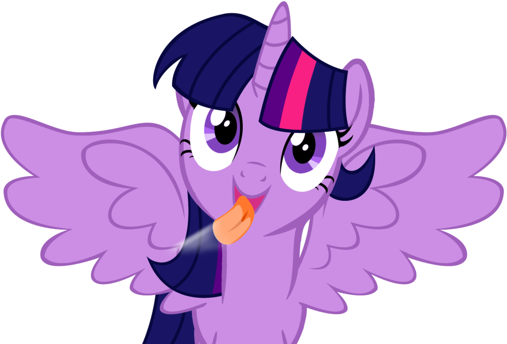 Twilight Lick - Twilight Sparkle Fourth Wall Clipart (1024x703), Png Download
