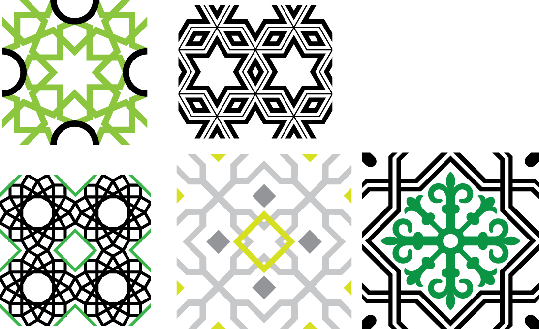 Islamic Pattern - Islamic Pattern Vector Clipart (1095x669), Png Download