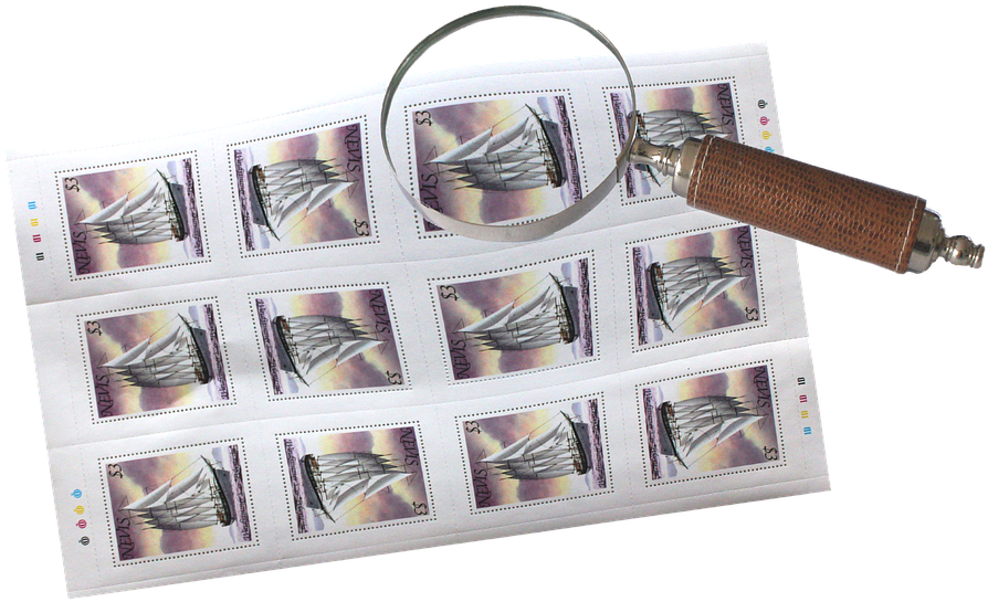 Postage Stamp Nevis Sheet Hobby Philately - Wood Clipart (960x640), Png Download