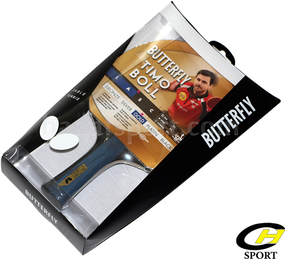 Sunfelexbutterfly Timo Boll Gold 4 - Flyer Clipart (600x544), Png Download