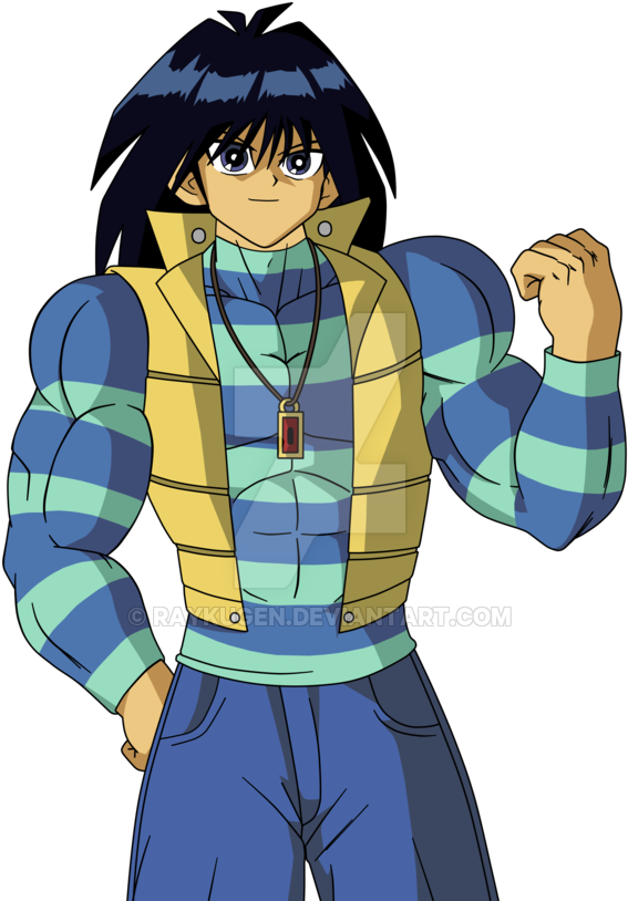 Commission Mokuba Kaiba Muscled By Raykugen-d5funzl - Mokuba Kaiba Muscle Clipart (600x813), Png Download