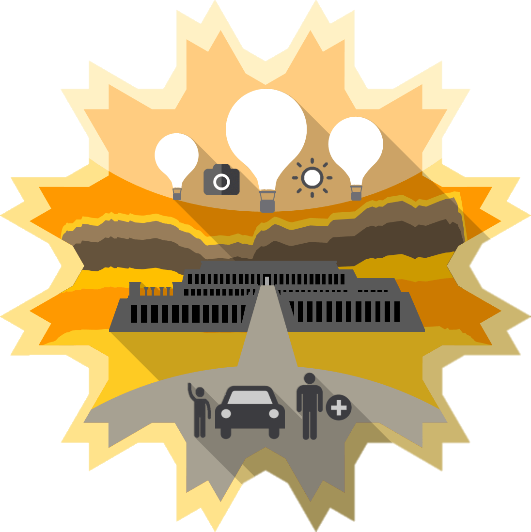 Egyptian Sidekick Luxor Balloon Flight - Illustration Clipart (1096x1098), Png Download