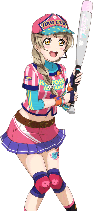 Transparent - Idolized - Kotori Minami Baseball Set Clipart (1024x1024), Png Download