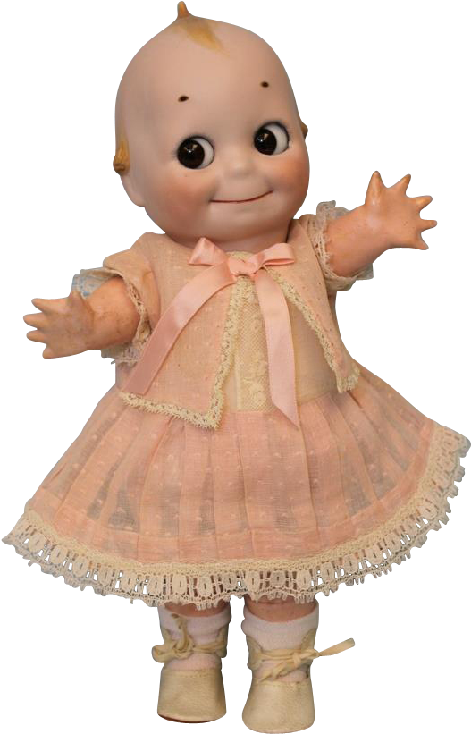13 Inch 1913 Antique German Bisque Kestner Kewpie Doll - Kewpie Transparent Clipart (820x820), Png Download