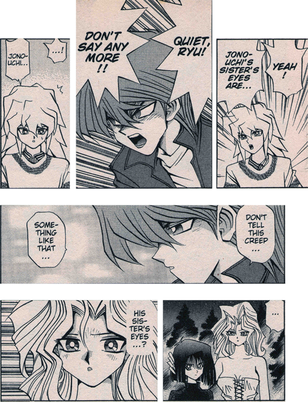 I Love The Moments Anzu Stand Up Against Kaiba In Speaking, - Cartoon Clipart (612x800), Png Download