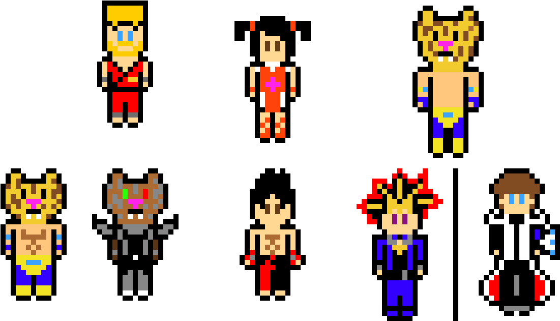 Paul, Ling, King & Aking, Yugi, Kaiba, Jin Clipart (1170x670), Png Download