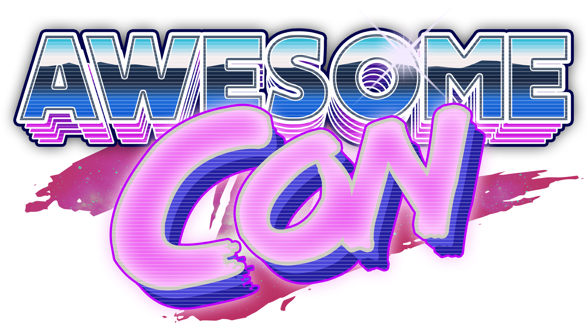 Last Reminder That I'll Be At Awesome Con This Weekend - Awesome Con 2018 Logo Clipart (2000x1178), Png Download