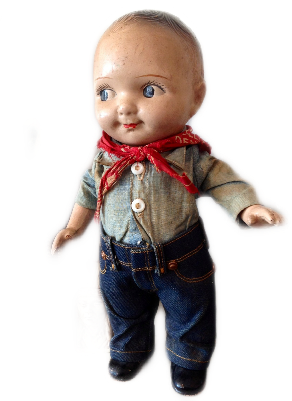 #doll #vintage #denim - Doll Clipart (1024x1405), Png Download