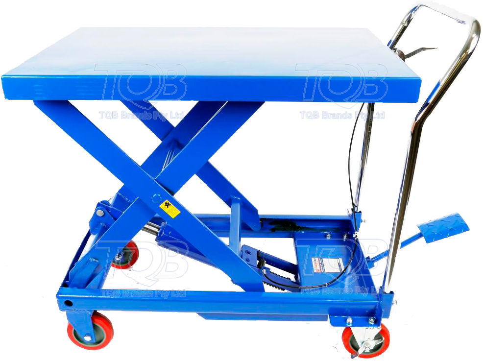 Tqb Brands Pty Ltd Tradequip Scissor Lift Garage And - Hydraulic Scissor Lift Trolley Clipart (1024x738), Png Download