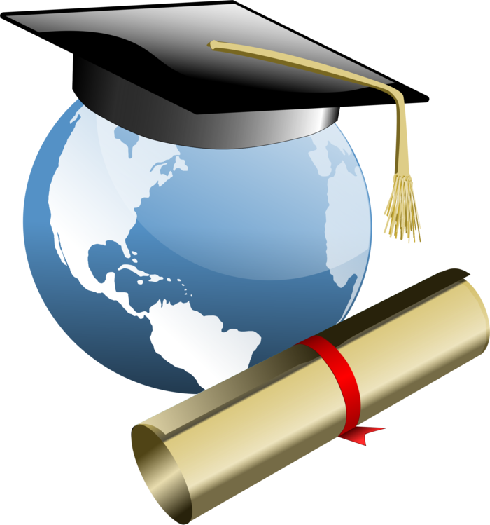 Graduation Ceremony Graduate University School Education - Student Loans Transparent Background Clipart (700x749), Png Download