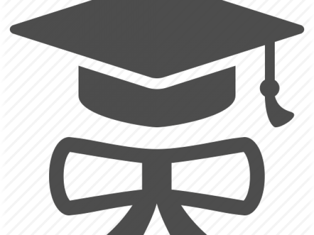 Graduation Cap And Diploma - Red Courses Icon Clipart (640x480), Png Download