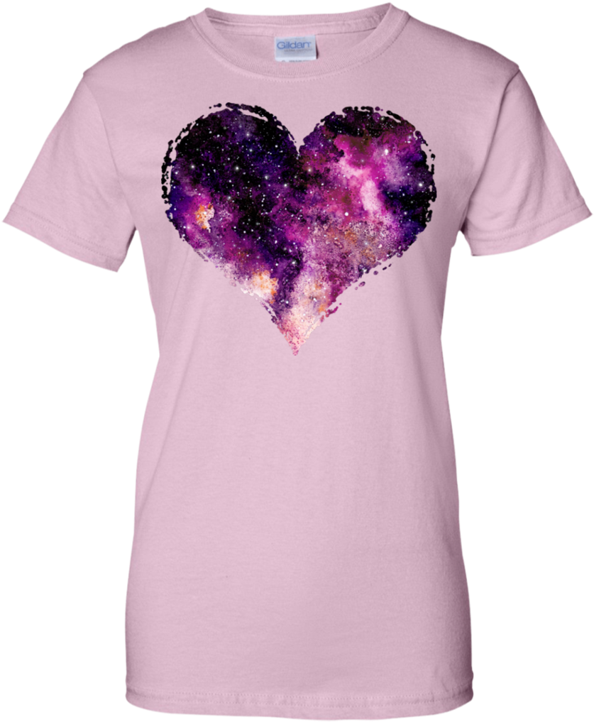 Galaxy Heart 01 T Shirt & Hoodie - Shirt Clipart (837x1017), Png Download